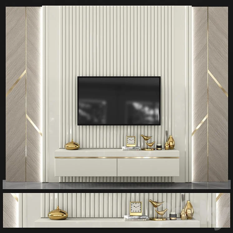 Modern TV Shelf set15